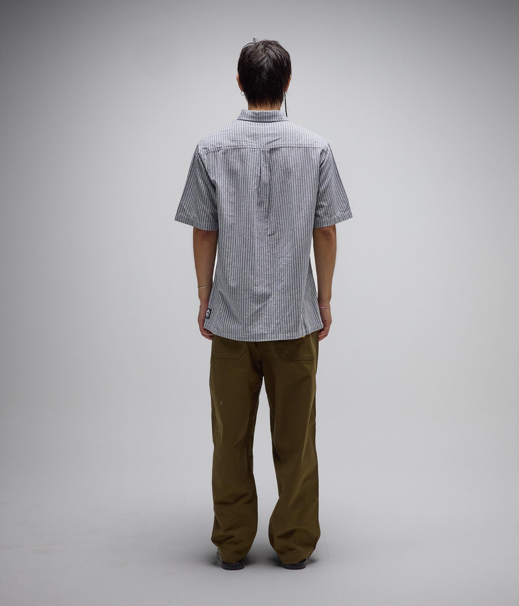 Reynolds Chemise à Rayures - Os/Bleu Marine