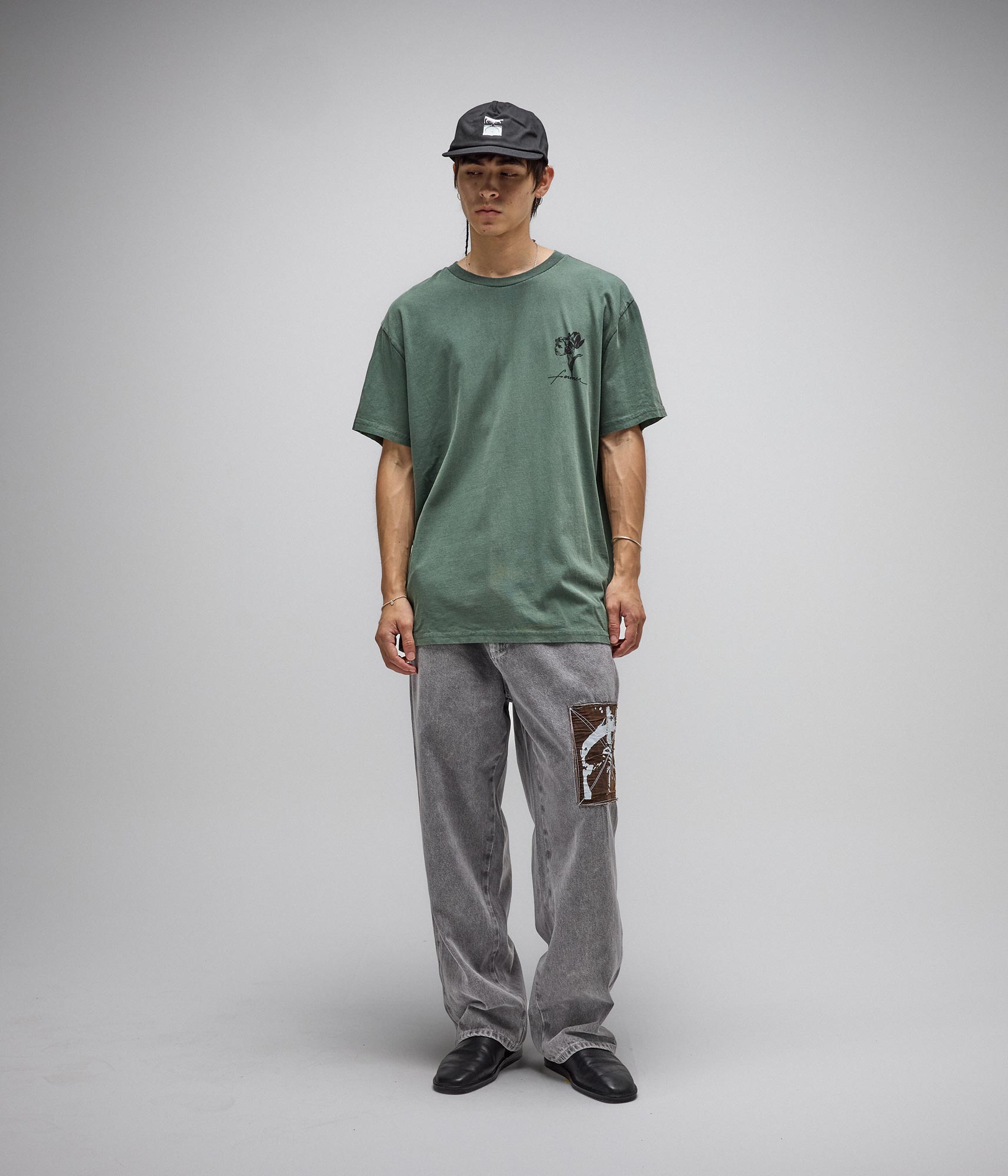 Hush T-Shirt - Vert Pin Délavé