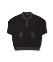 Expansion Knit Polo - Brown