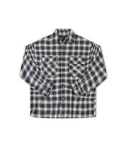 Manners Plaid LS Shirt - Black