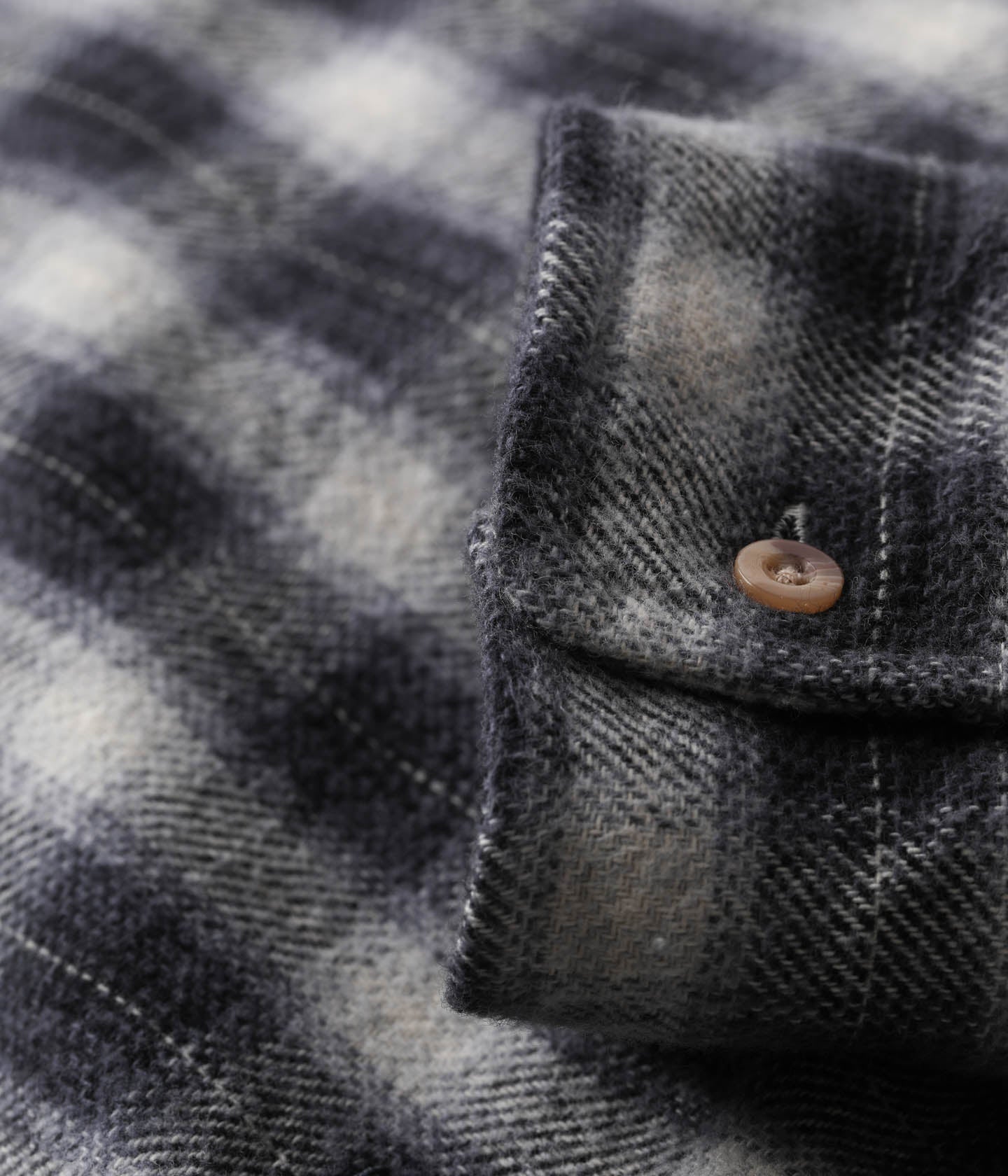 Manners Plaid LS Shirt - Black