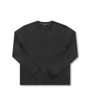 Scrawl LS Waffle T-Shirt - Washed Black