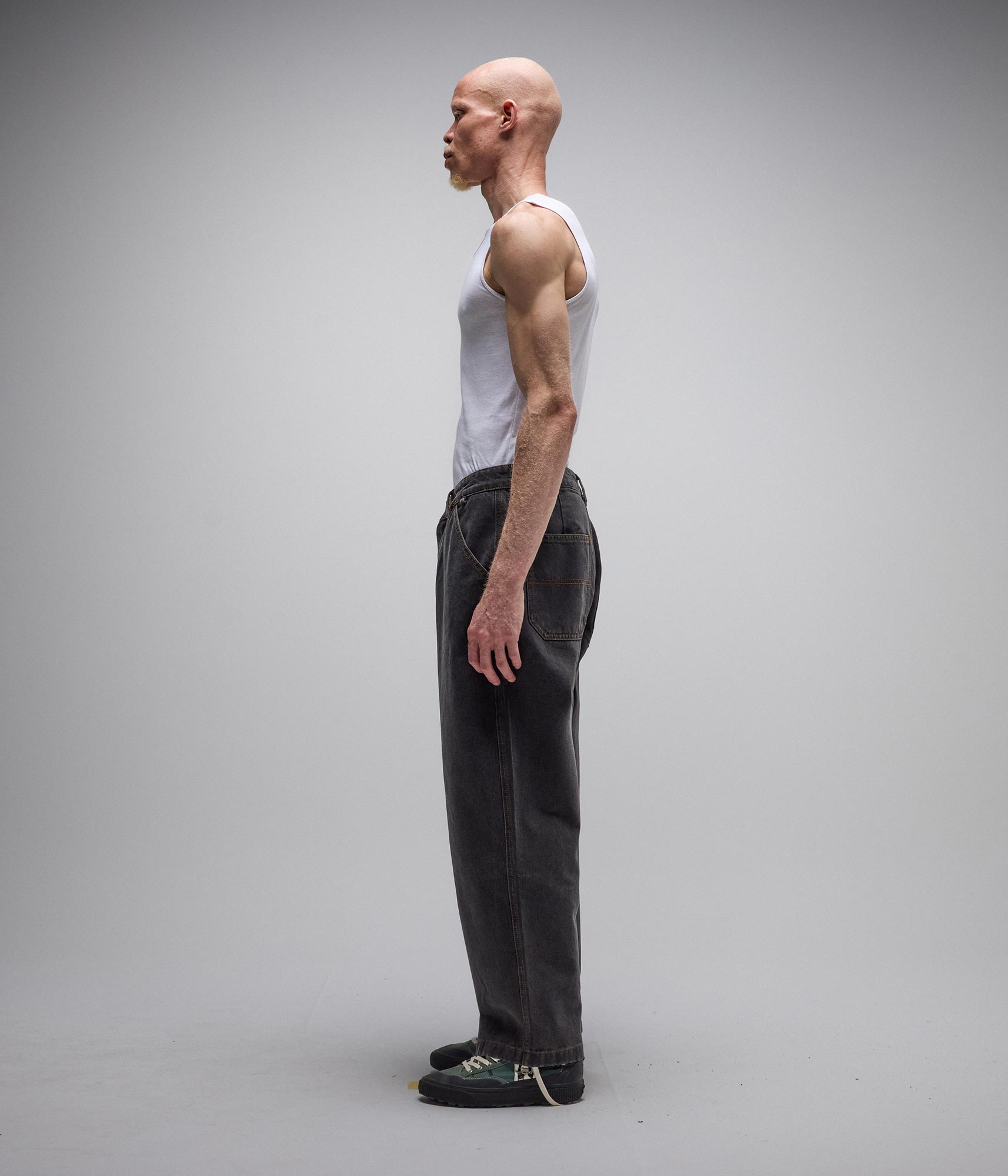 Reynolds Pantalon en Denim - Noir Délavé