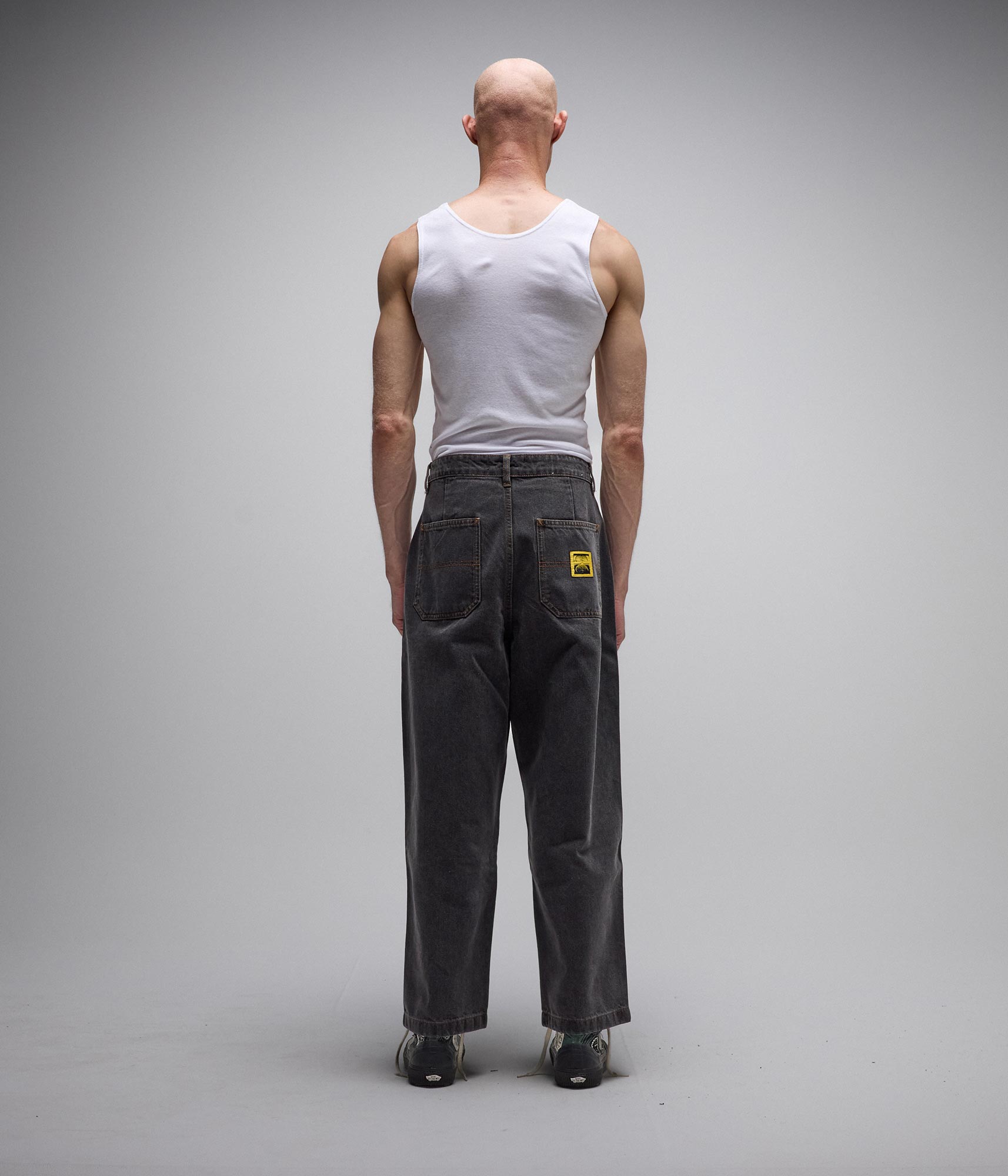 Reynolds Pantalon en Denim - Noir Délavé