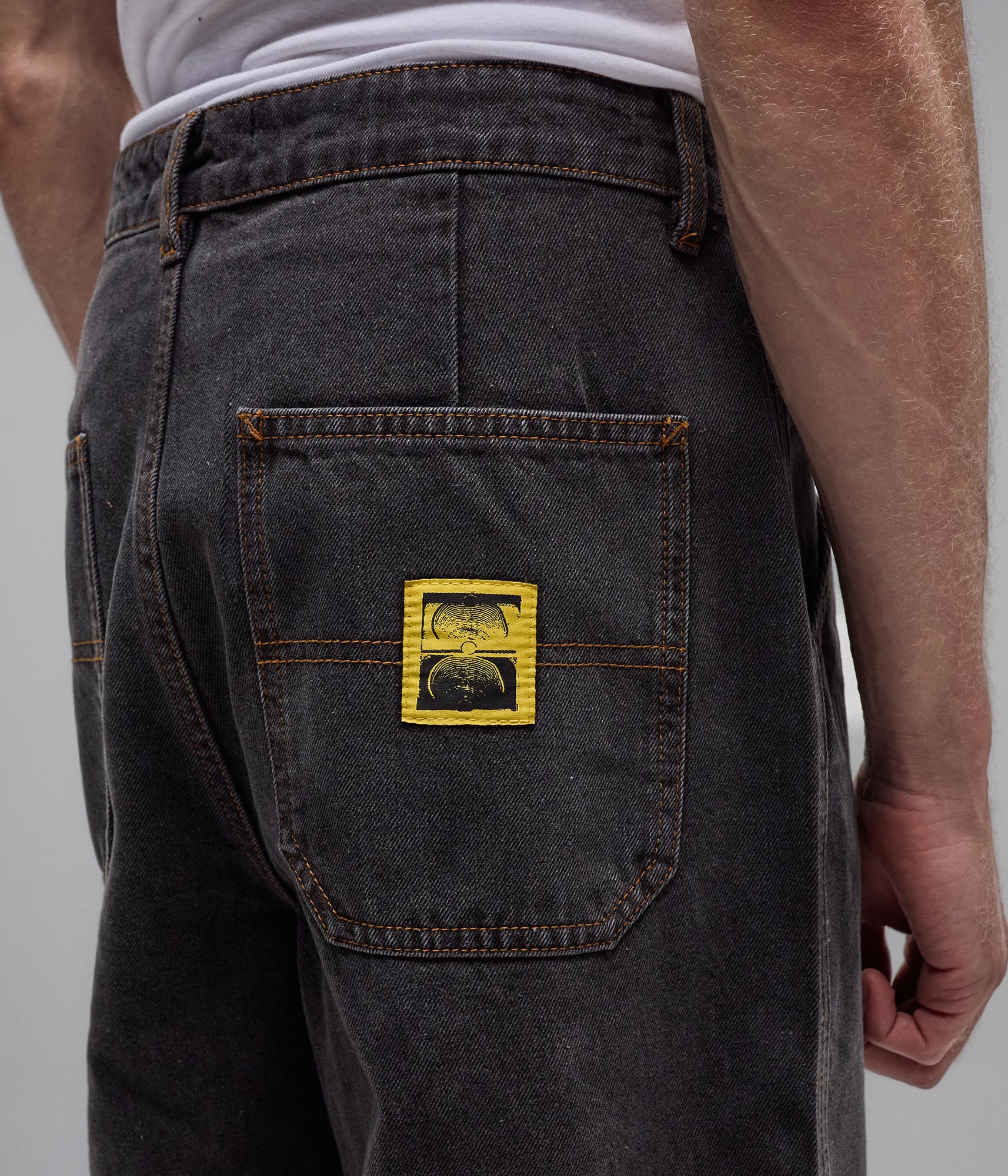 Reynolds Pantalon en Denim - Noir Délavé