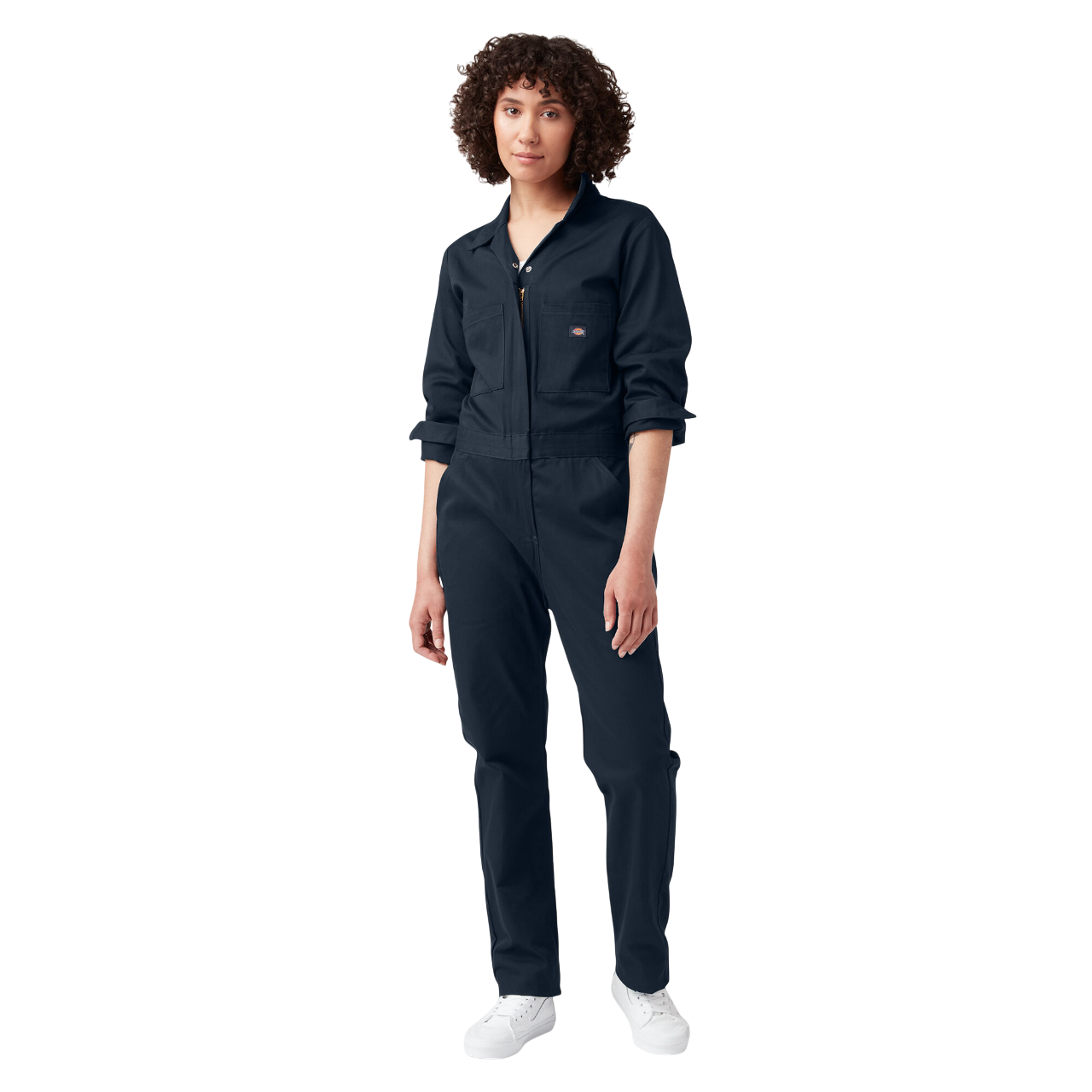 Women's Long Sleeve Coveralls - Dark Navy (DN)