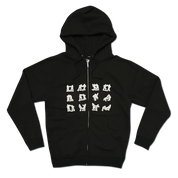 Fight Club Zip Hoodie - Black