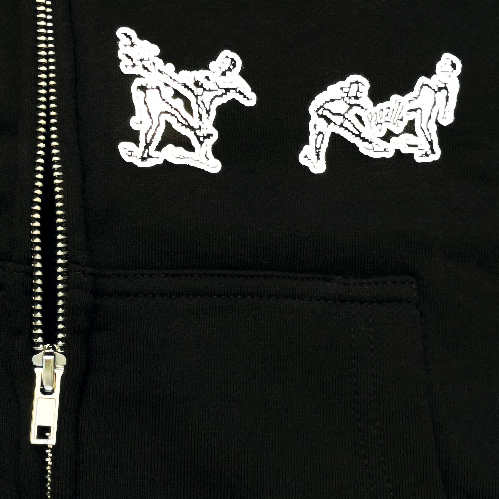 Fight Club Zip Hoodie - Black