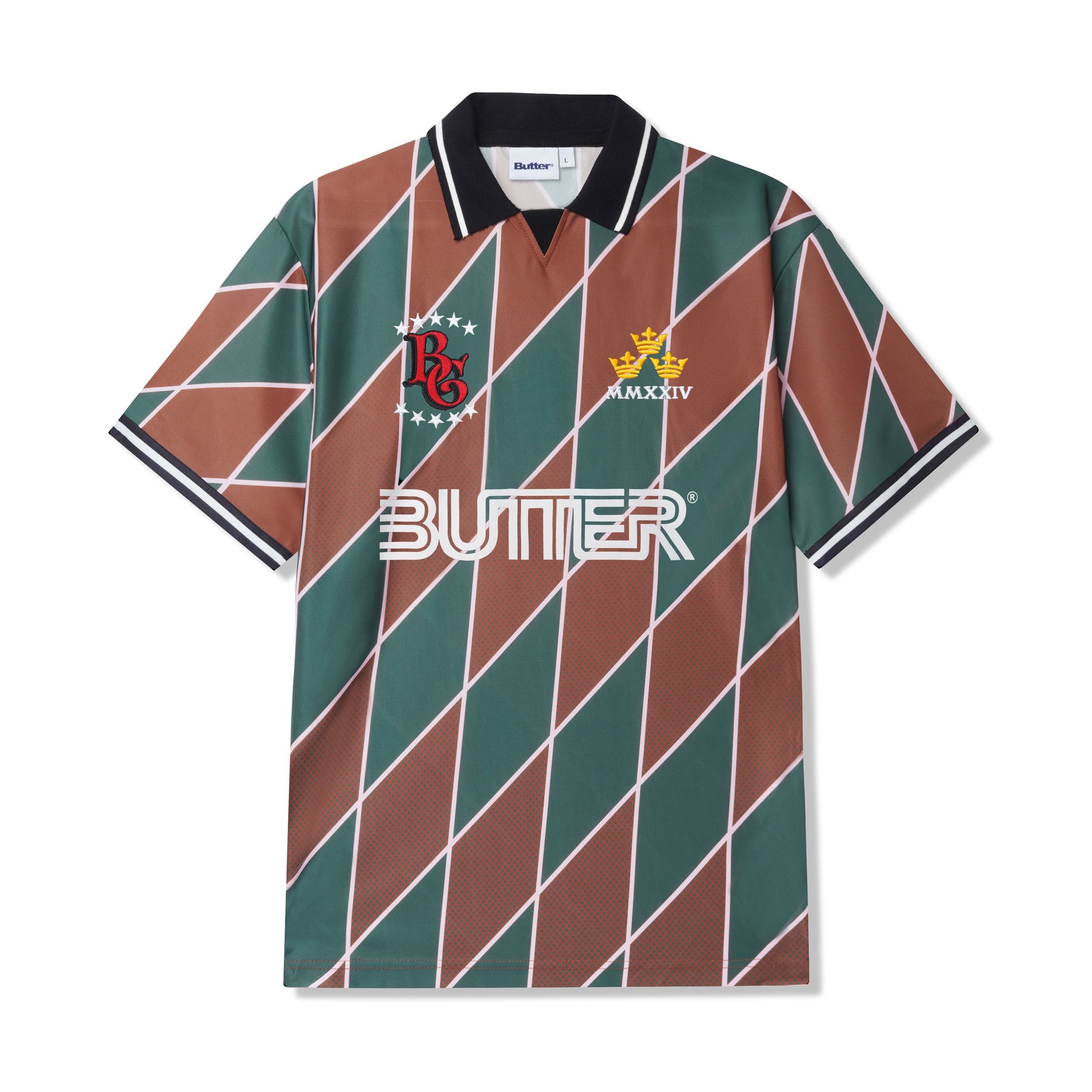 Football Jersey - Green/Brown