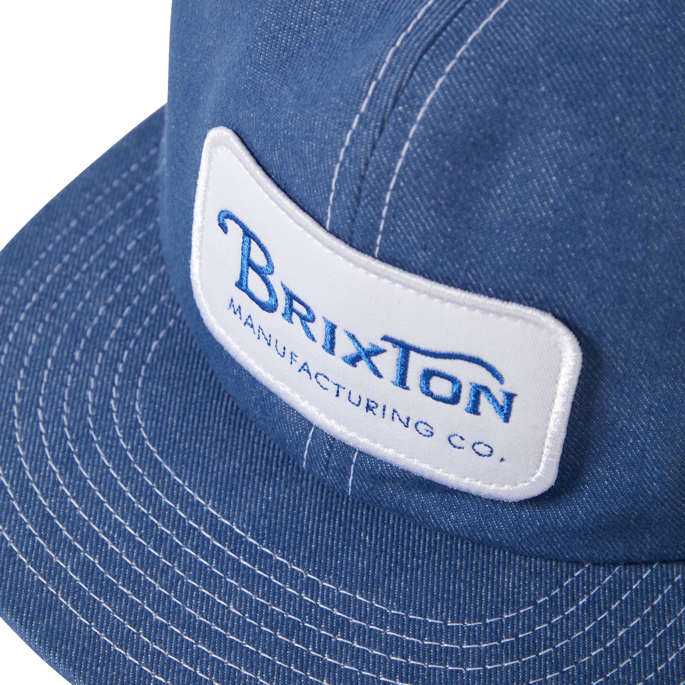 Brixton Grade Snapback Cap - Denim – Palm Isle Skateshop