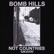 Bomb Hills Not Countries Hoodie - Black/Grey