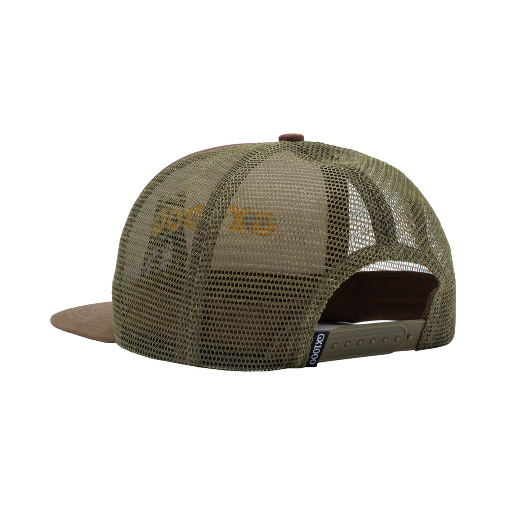 Owl Trucker Hat - Brown/Green