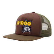 Owl Trucker Hat - Brown/Green