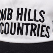 Bomb Hills Hat 5 Panel Polo Snapback - White
