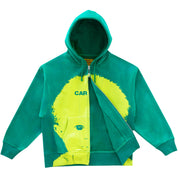 Babyphat Double Zip Hoodie - Clover Green
