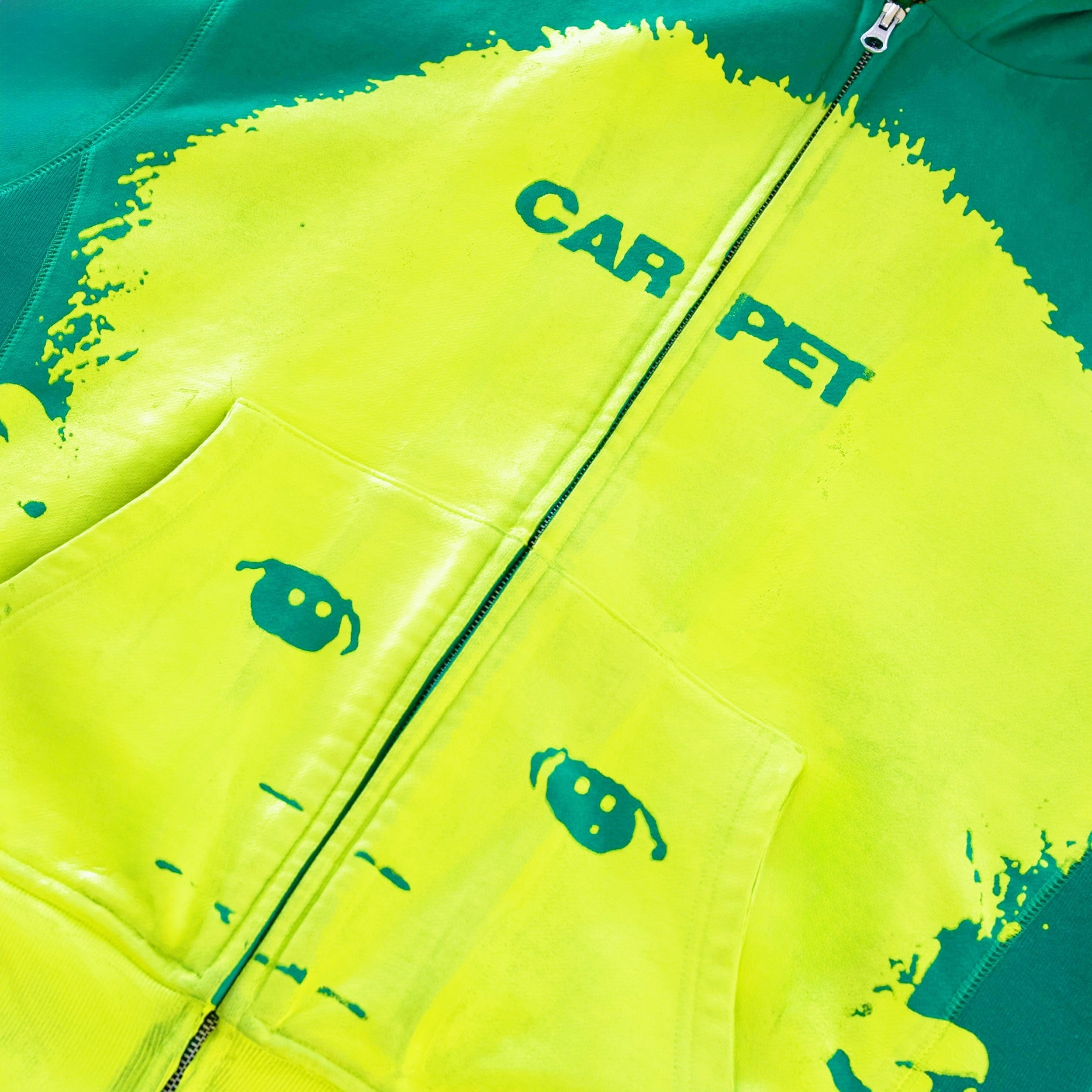 【CARPET COMPANY】 BABYPHAT DOUBLE ZIP Green Carpet Company Babyphat Double Zip - CCS19003 | SNS