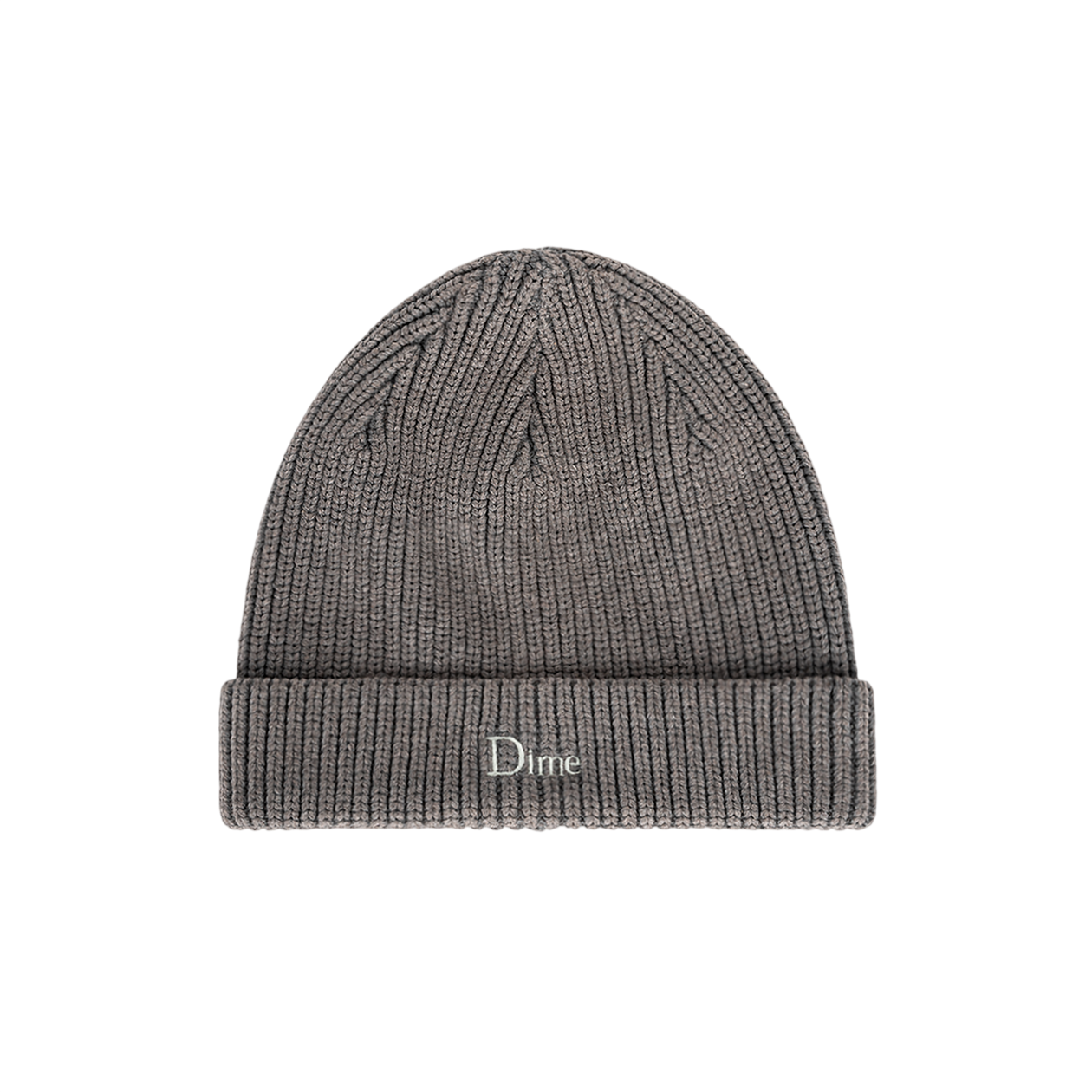 Rib Fold Beanie - Dark Gray