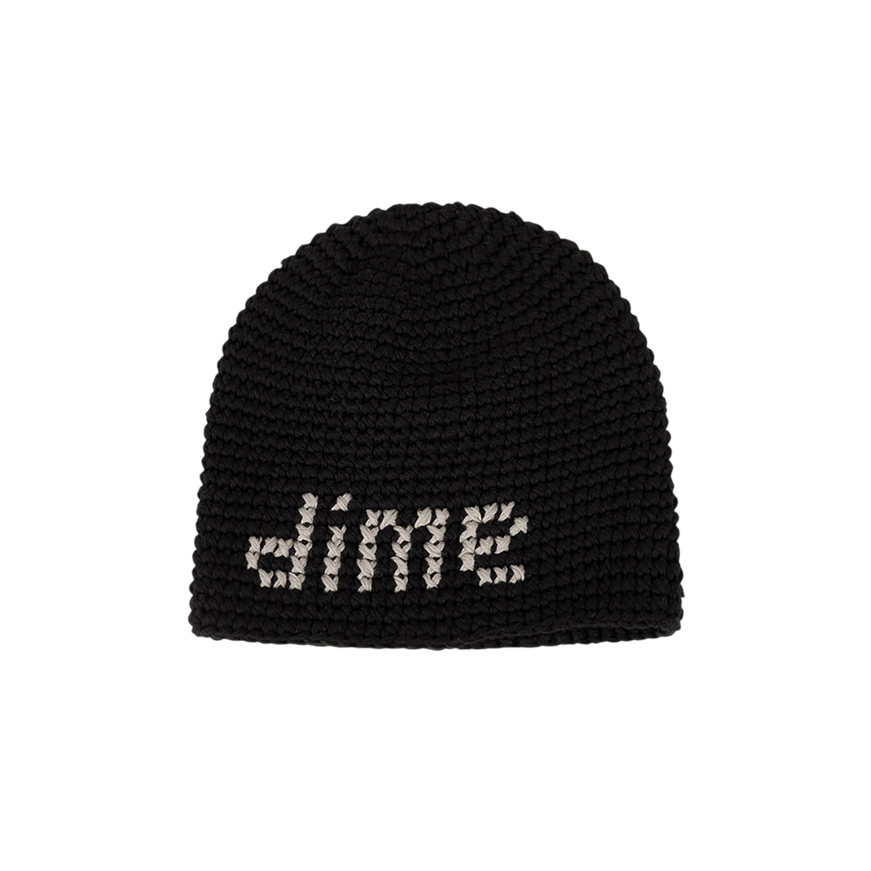 Tuque Skully en Crochet - Noir