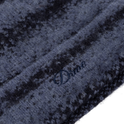 Tuque en Mohair à Rayures - Bleu