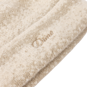 Mohair Striped Beanie - Cream