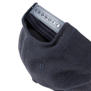 D Full Fit Cap - Herringbone Navy