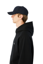 D Full Fit Cap - Herringbone Navy