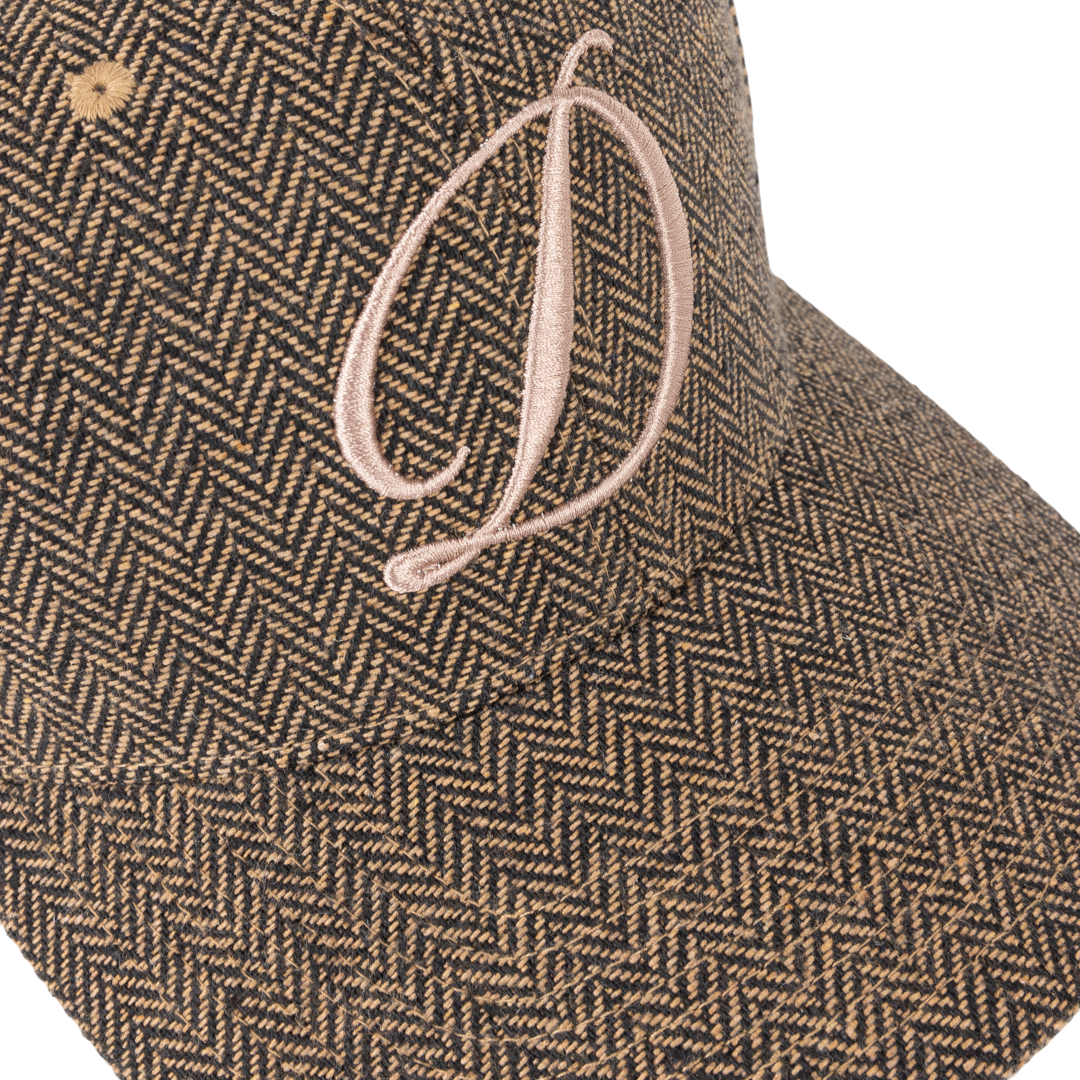 D Full Fit Cap - Herringbone Oak