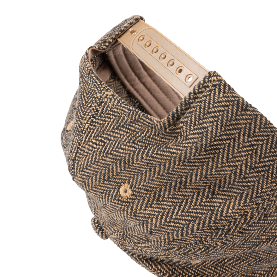 D Full Fit Cap - Herringbone Oak