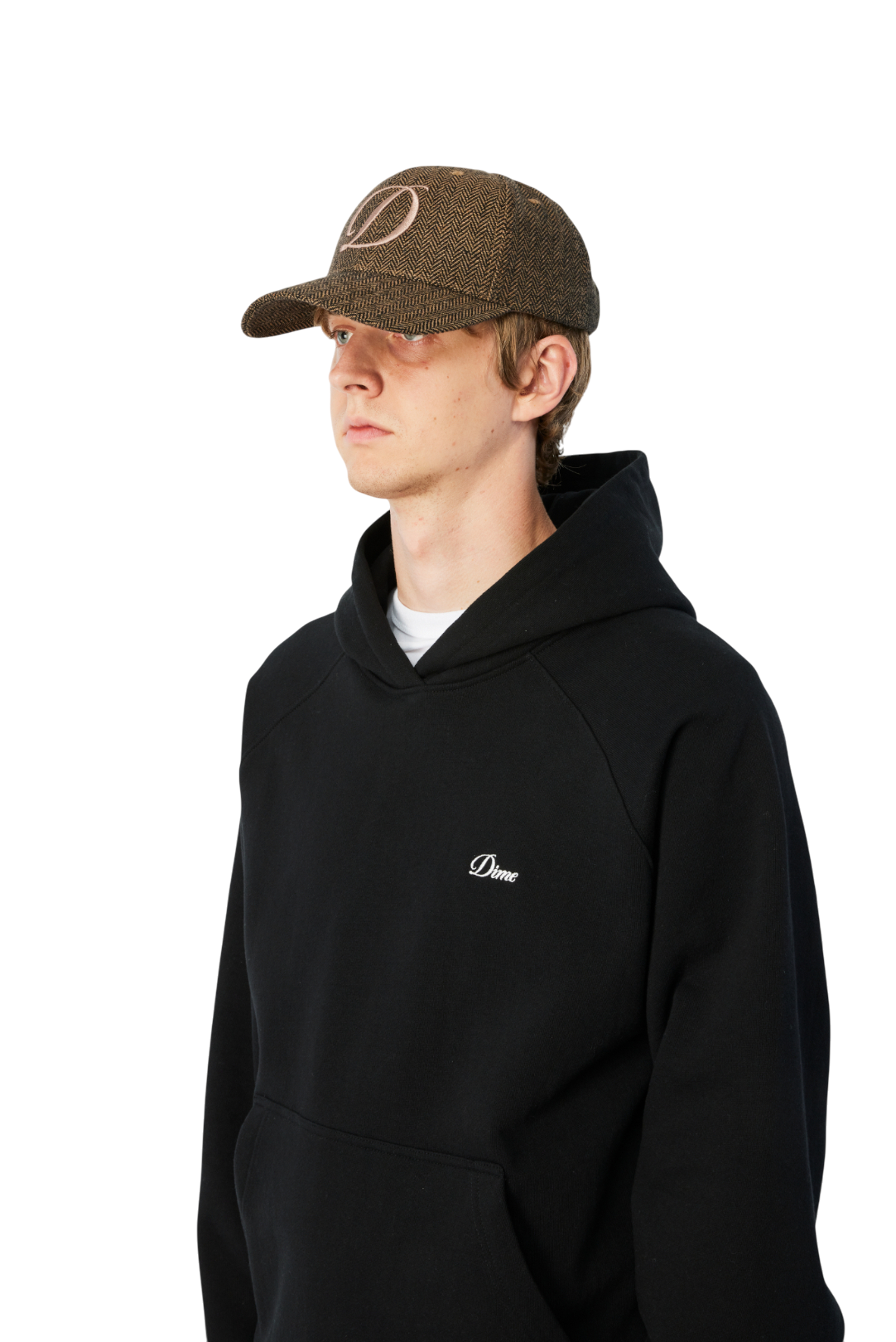 D Full Fit Cap - Herringbone Oak