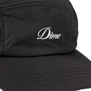 Cursive Earflap Cap - Black