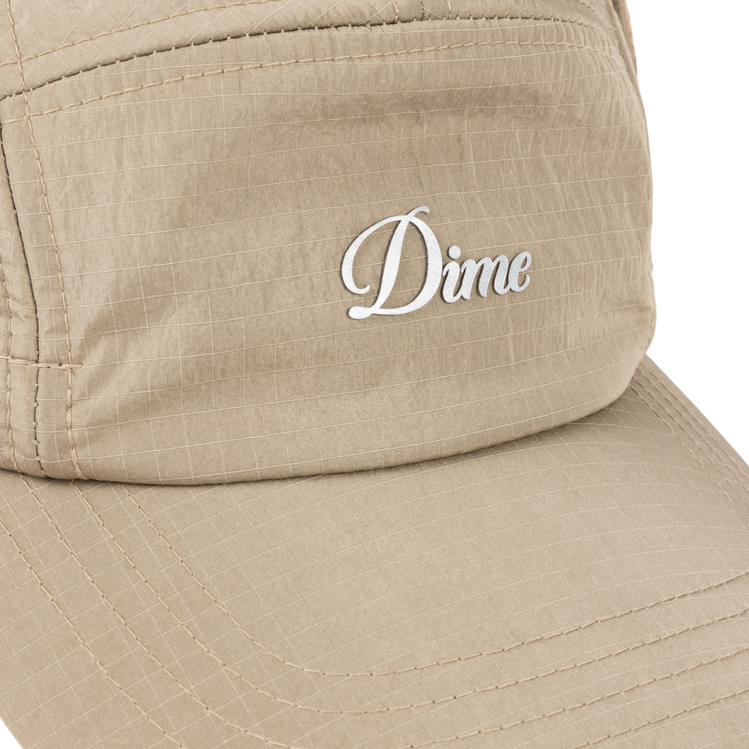 Cursive Earflap Cap - Tan