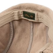 Cursive Earflap Cap - Tan