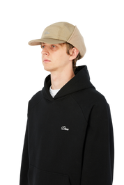 Cursive Earflap Cap - Tan