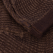 Wave Knit Skully - Brown