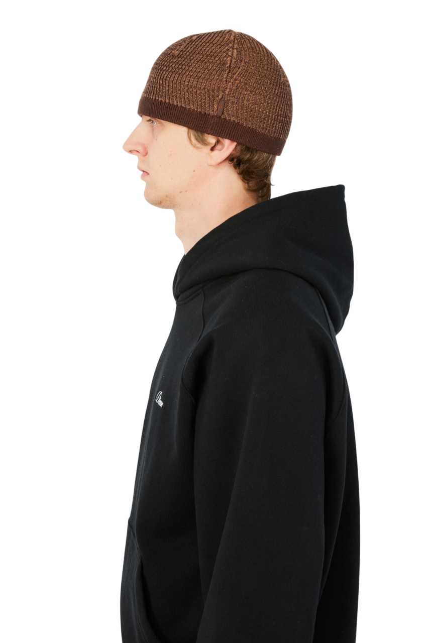 Wave Knit Skully - Brown
