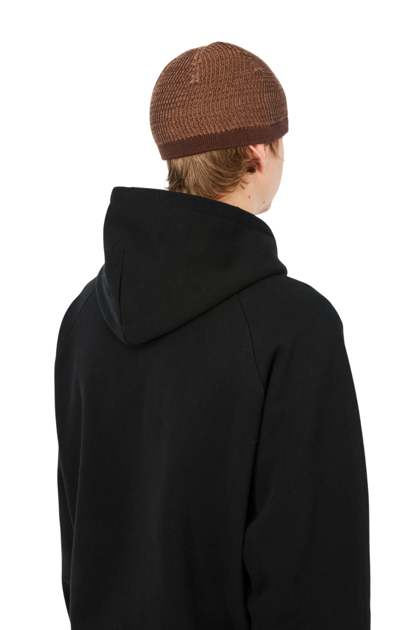 Wave Knit Skully - Brown