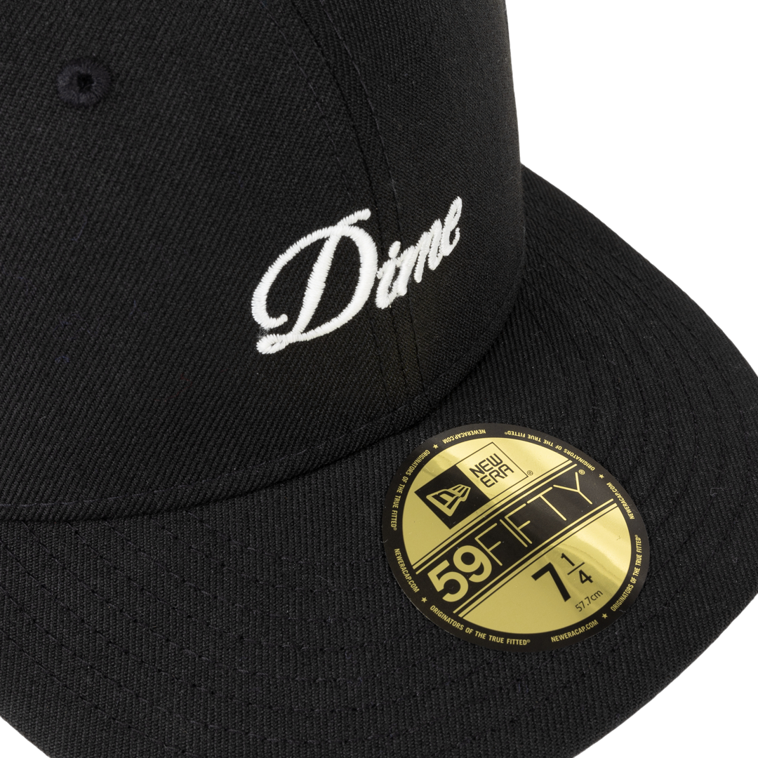 Cursive New Era Cap - Black