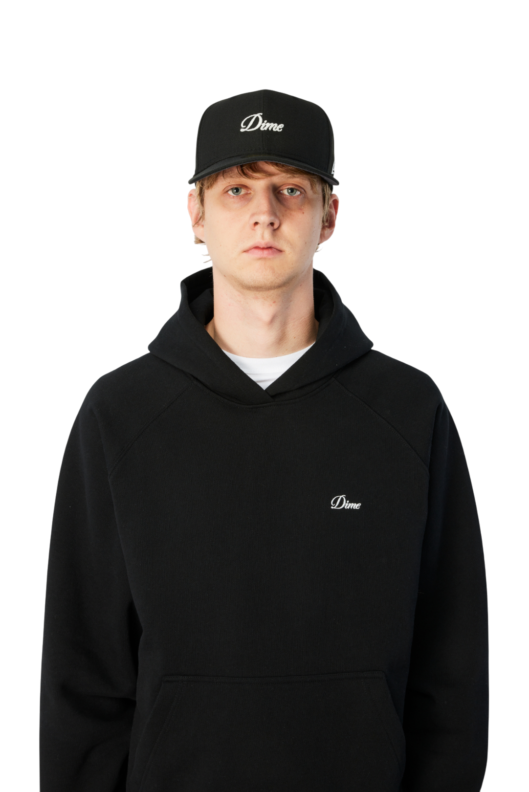 Cursive New Era Cap - Black