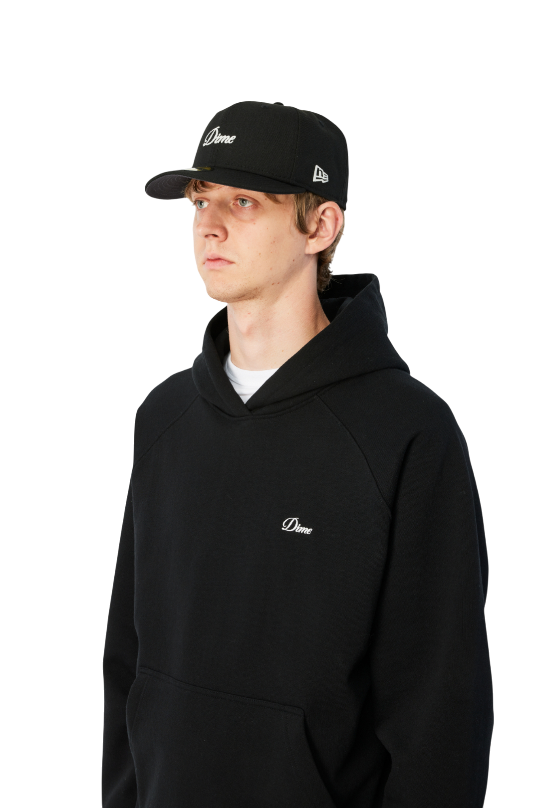Cursive New Era Cap - Black