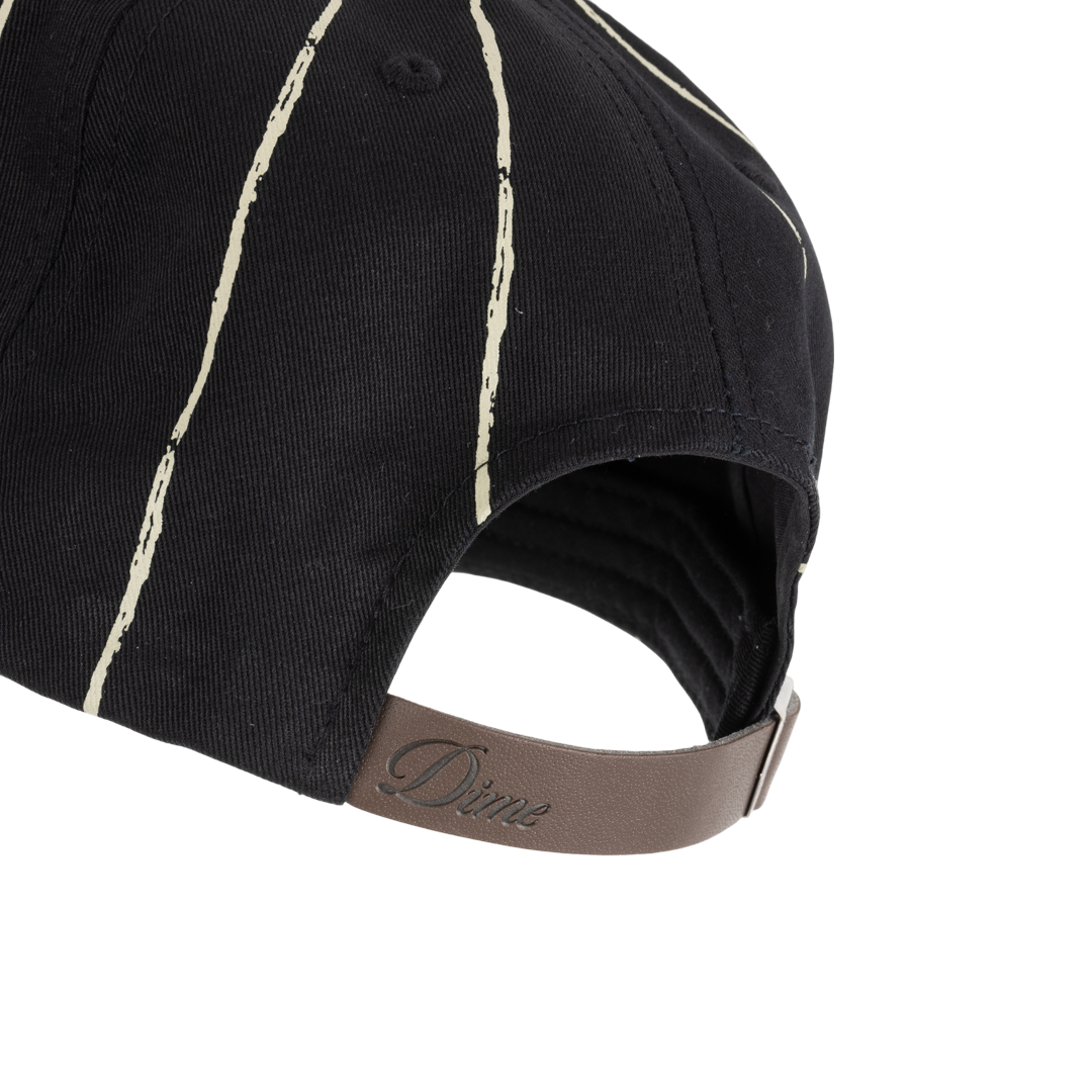 Pinstriped Worker Casquette - Noir