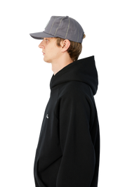 Pinstriped Worker Casquette - Gris
