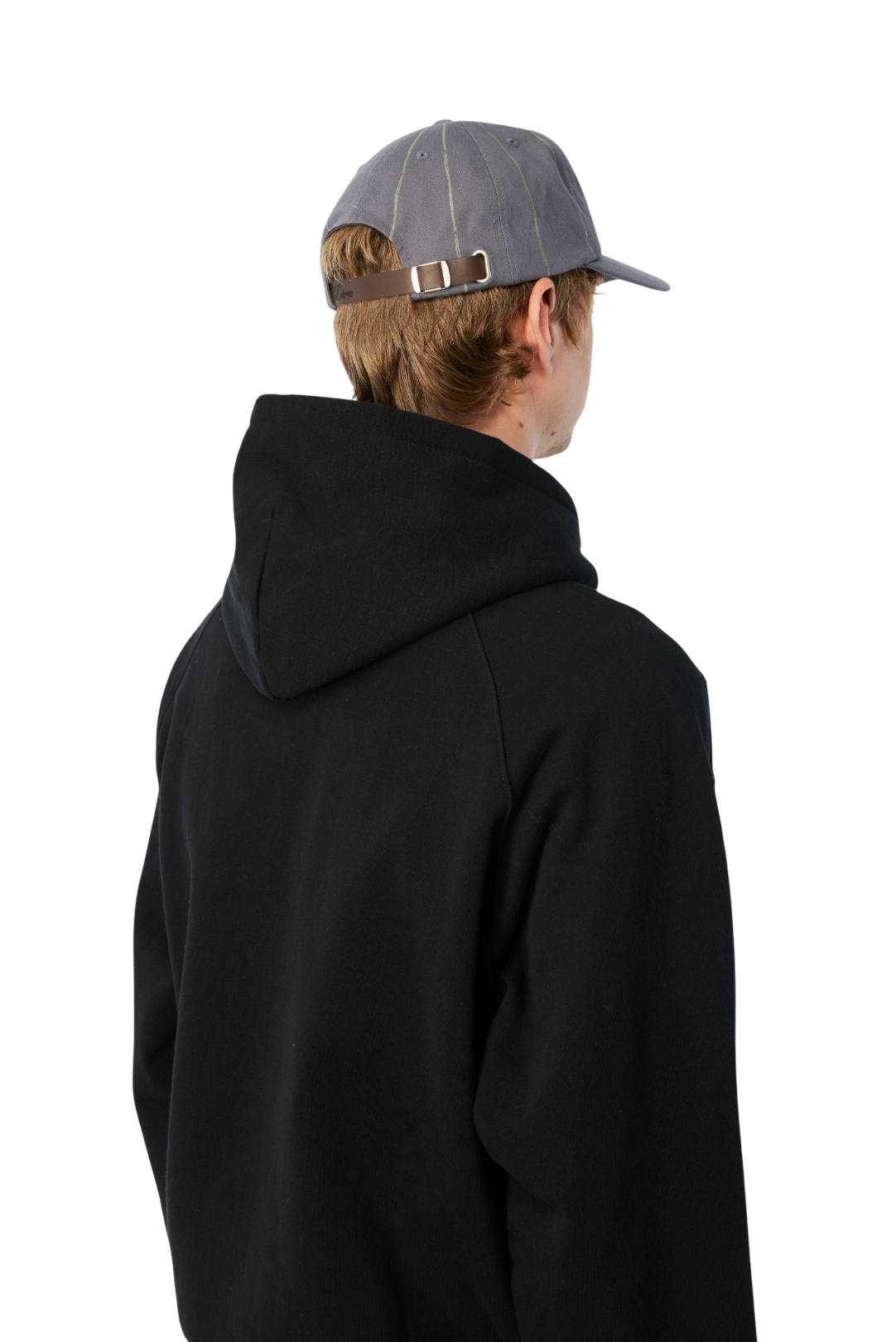 Pinstriped Worker Casquette - Gris