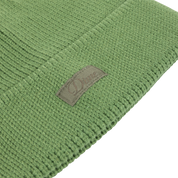 Cursive Rib Beanie - Khaki Green