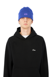 Cursive Rib Beanie - Purple