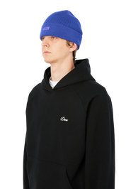 Cursive Rib Beanie - Purple