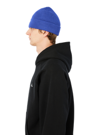 Cursive Rib Beanie - Purple