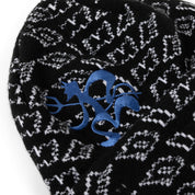 Chopper Beanie à Revers - Noir