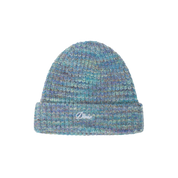 Fuzzy Fold Beanie - Blue Multi