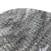 Fuzzy Fold Beanie - Charcoal Multi