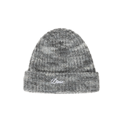 Fuzzy Fold Beanie - Charcoal Multi